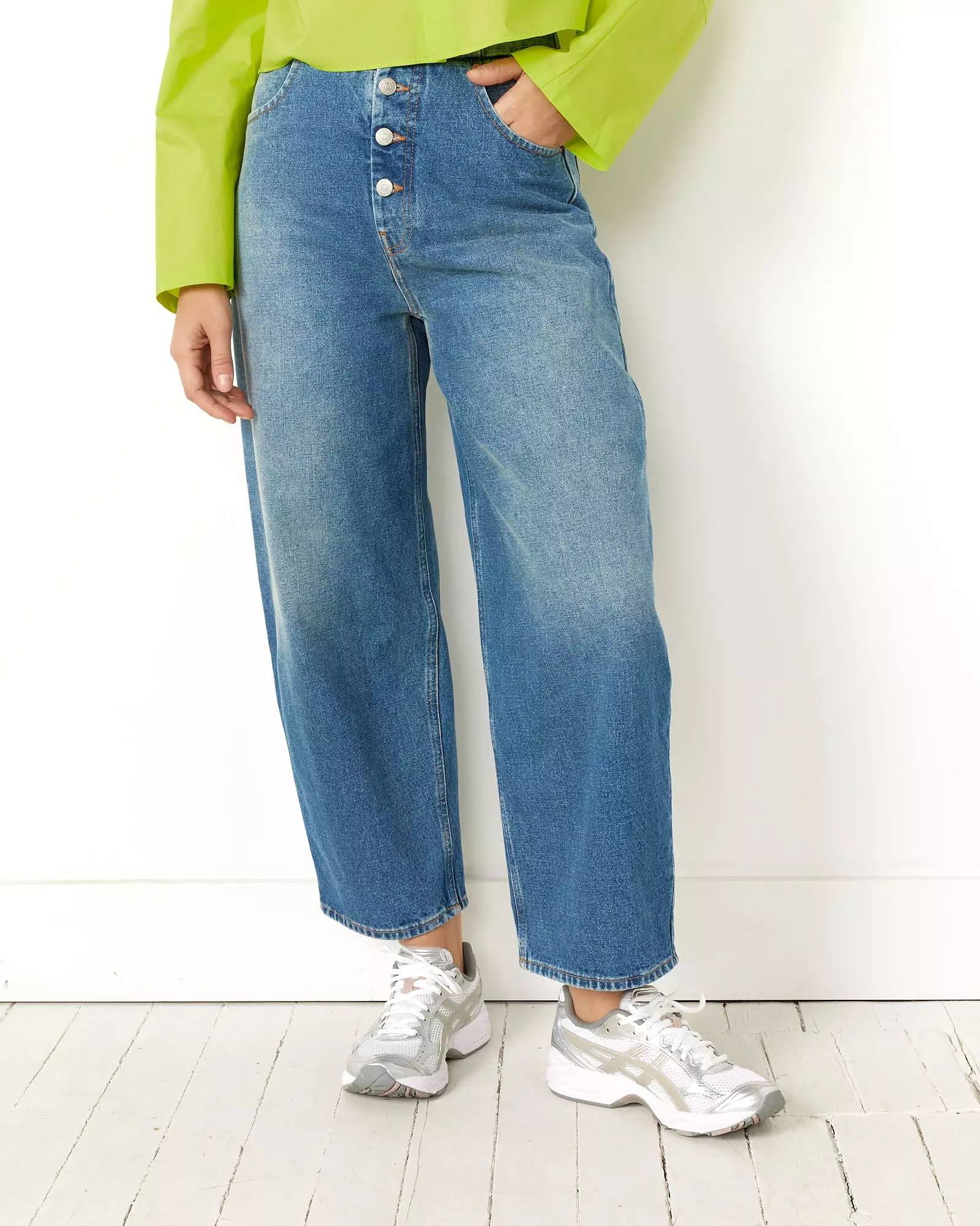 5 Pockets Denim Pant in Blue