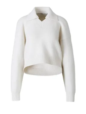 Alexander Wang V-Neck Cropped Jumper