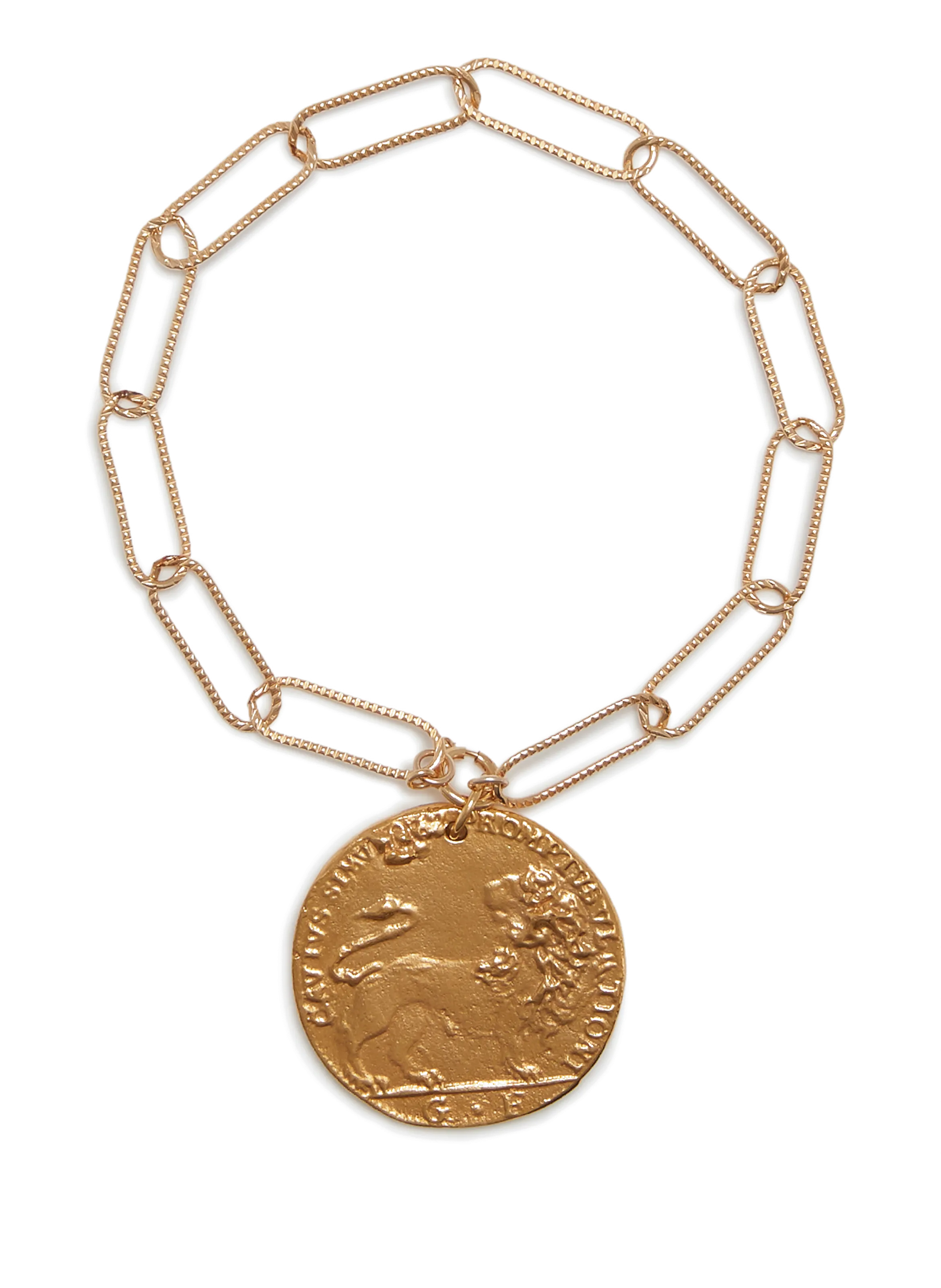 ALIGHIERI  Lion Bracelet - Golden