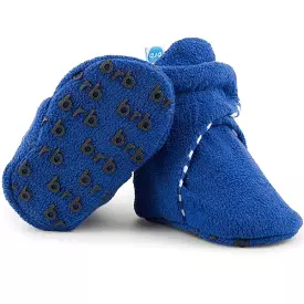 Anchor Blue w/ Fleece Baby Booties