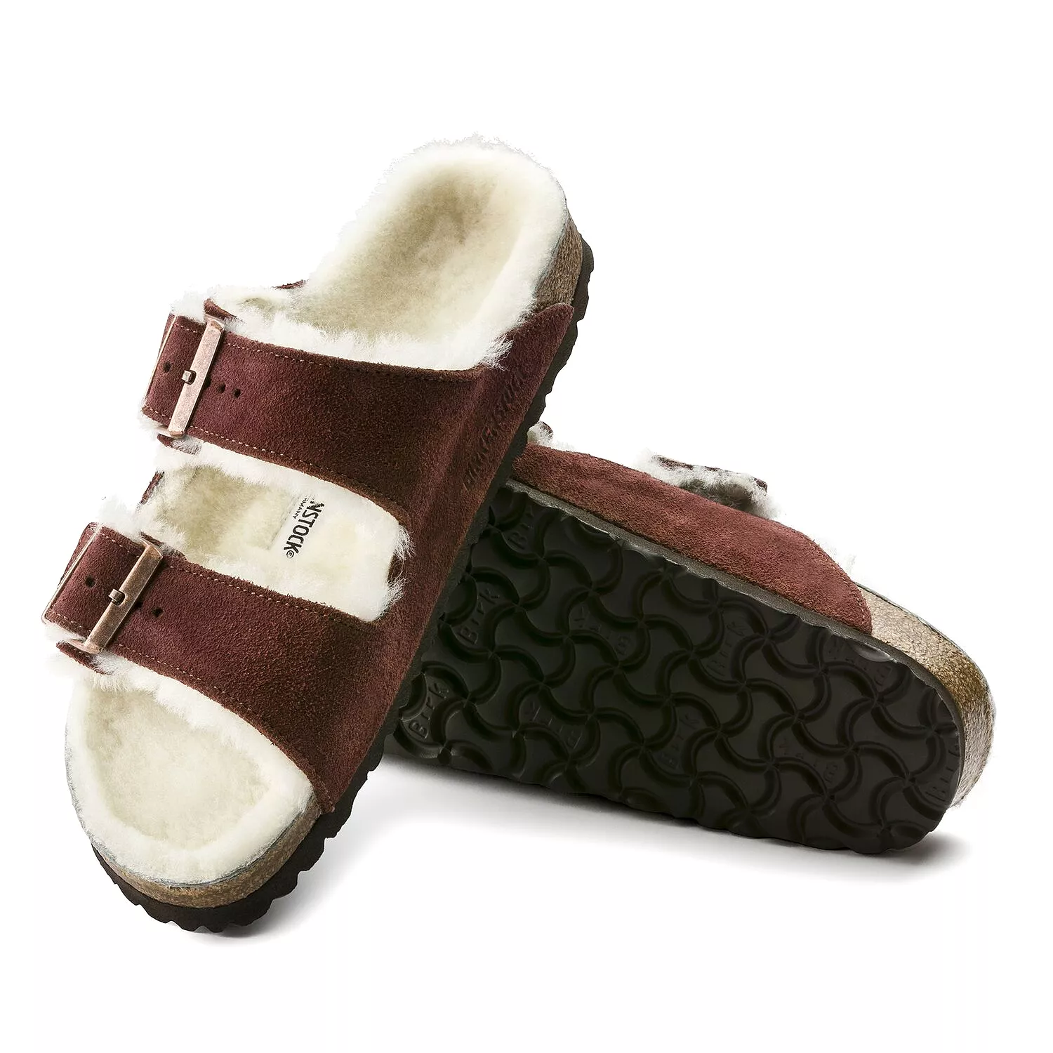 Arizona Shearling Suede Leather