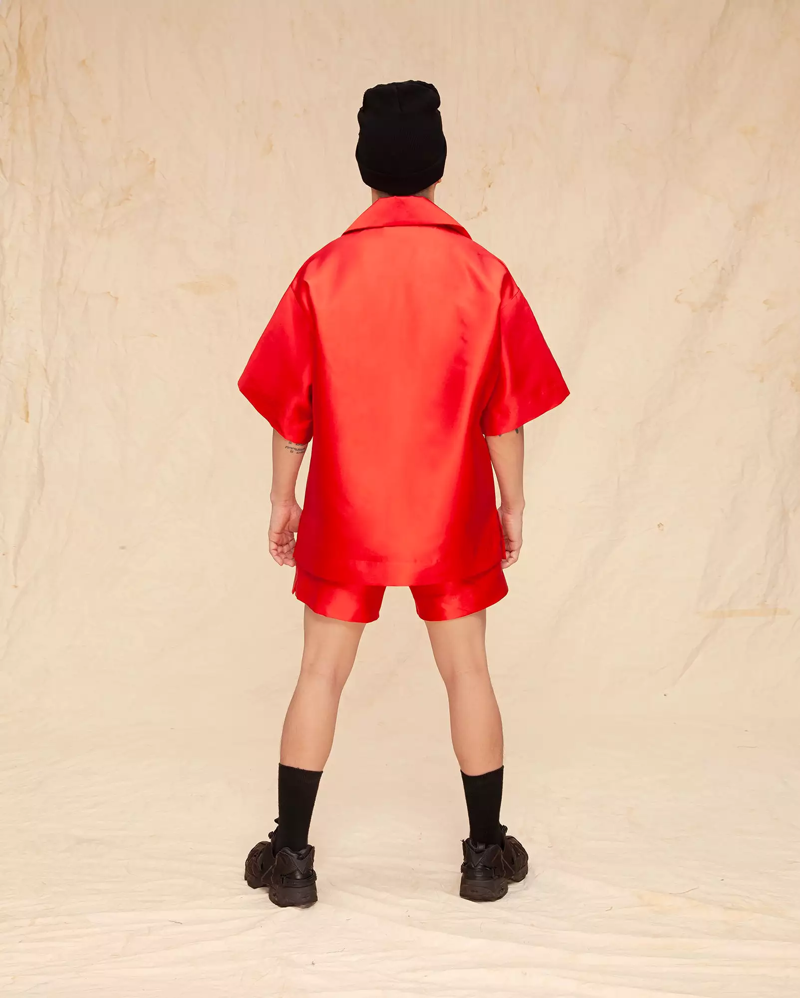 Baju Pantai Taffeta (Red)