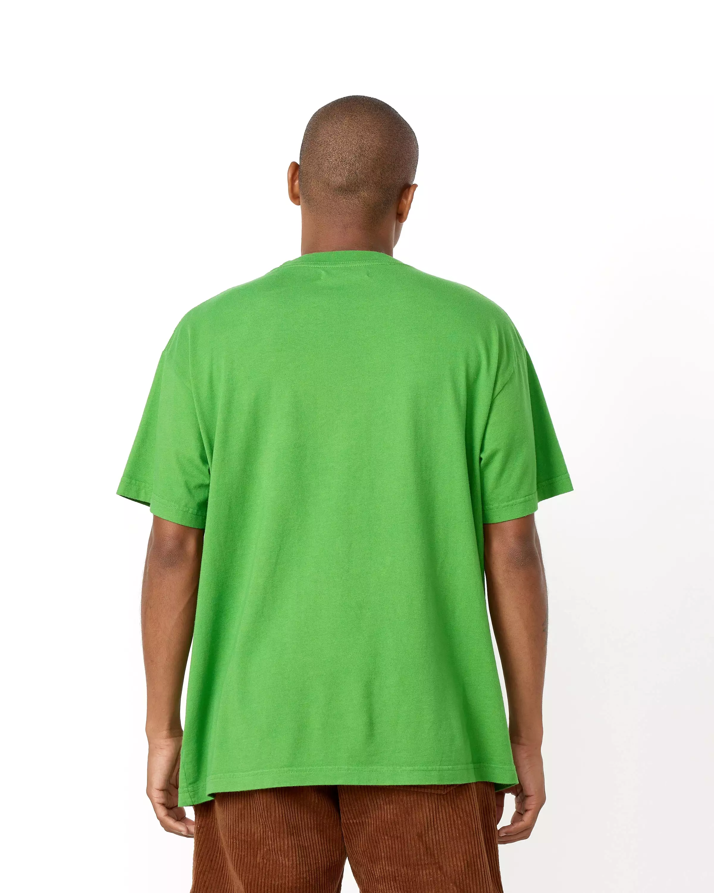 Big Pocket Tee in Emerald Green