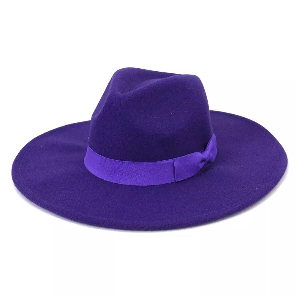 Big Wide Retro Fedora Hat