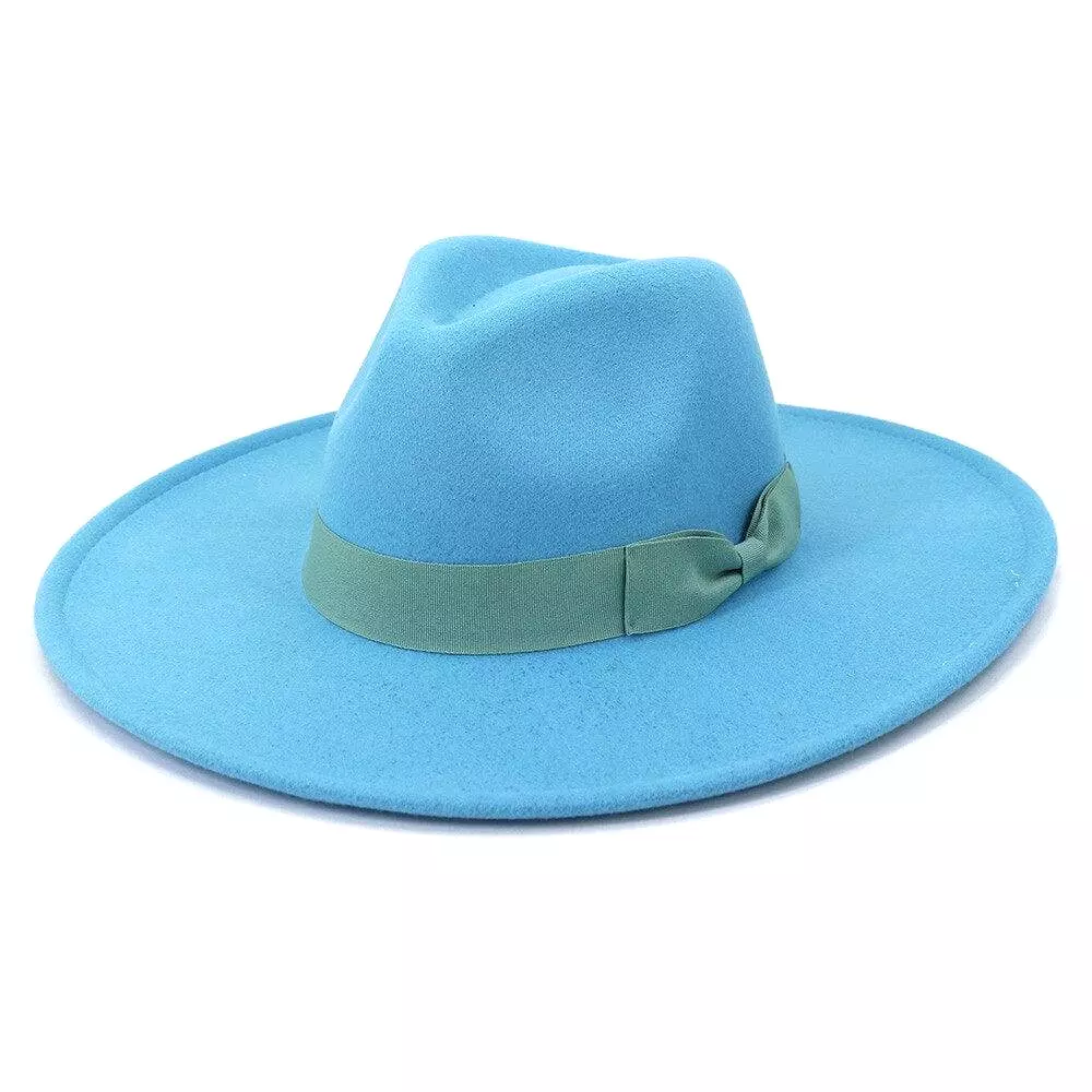 Big Wide Retro Fedora Hat