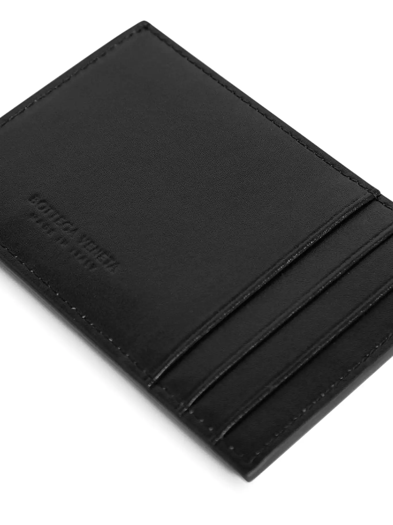 Bottega veneta men`s intrecciato urban leather card holder -