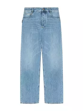 Bottega veneta women`s blue denim jeans