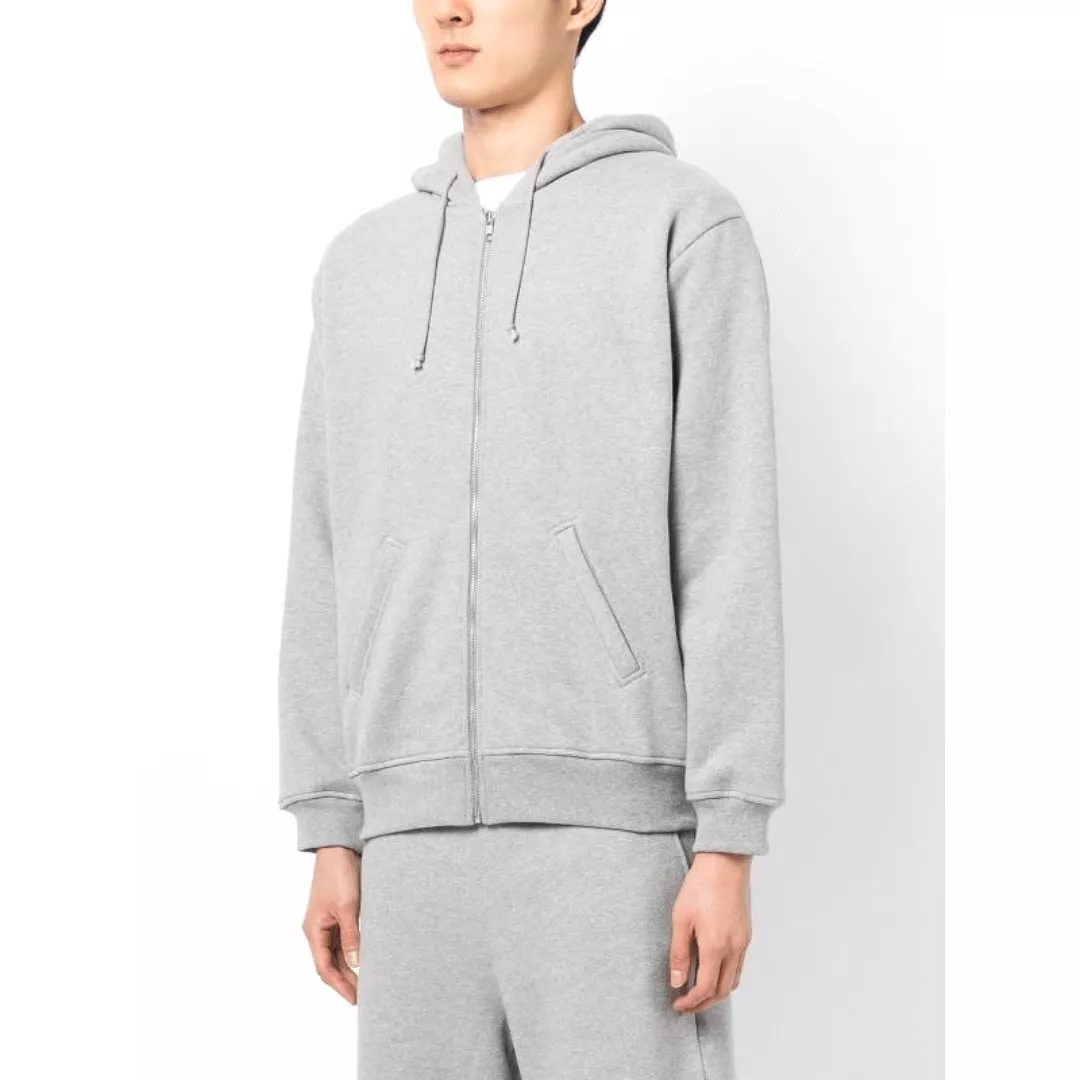 BOXER PRINT HOODIE GREY