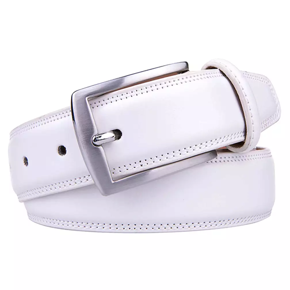 Braveman Men's Classic Genuine Leather Dress Belt