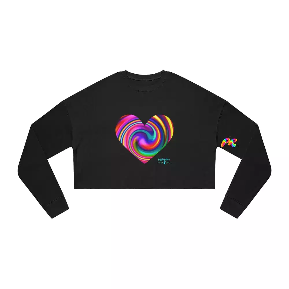 Bright Heart Women's Cropped Sweatshirt