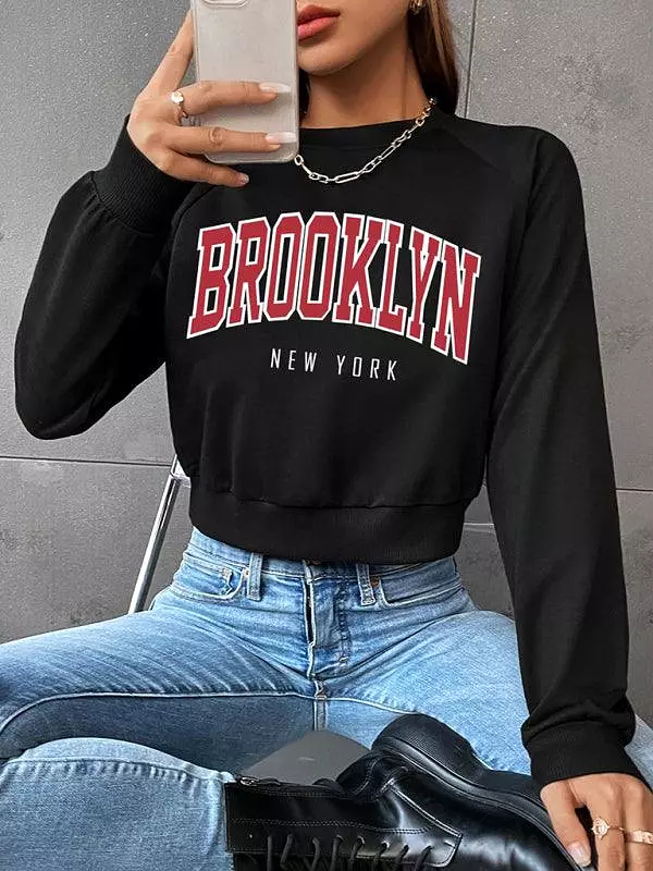 Brooklyn Print Women Sweatshirt