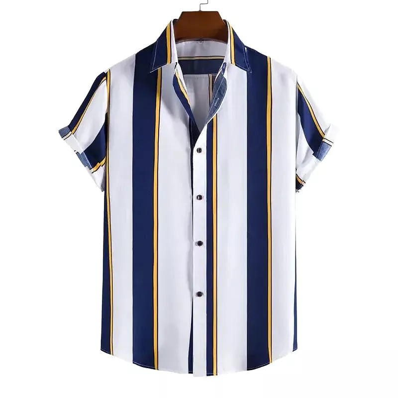 Camisas Para Hombre Summer New Men's Short-sleeved Shirts L X4613301