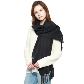 Cashmere Feel Shawl Black AZ2110