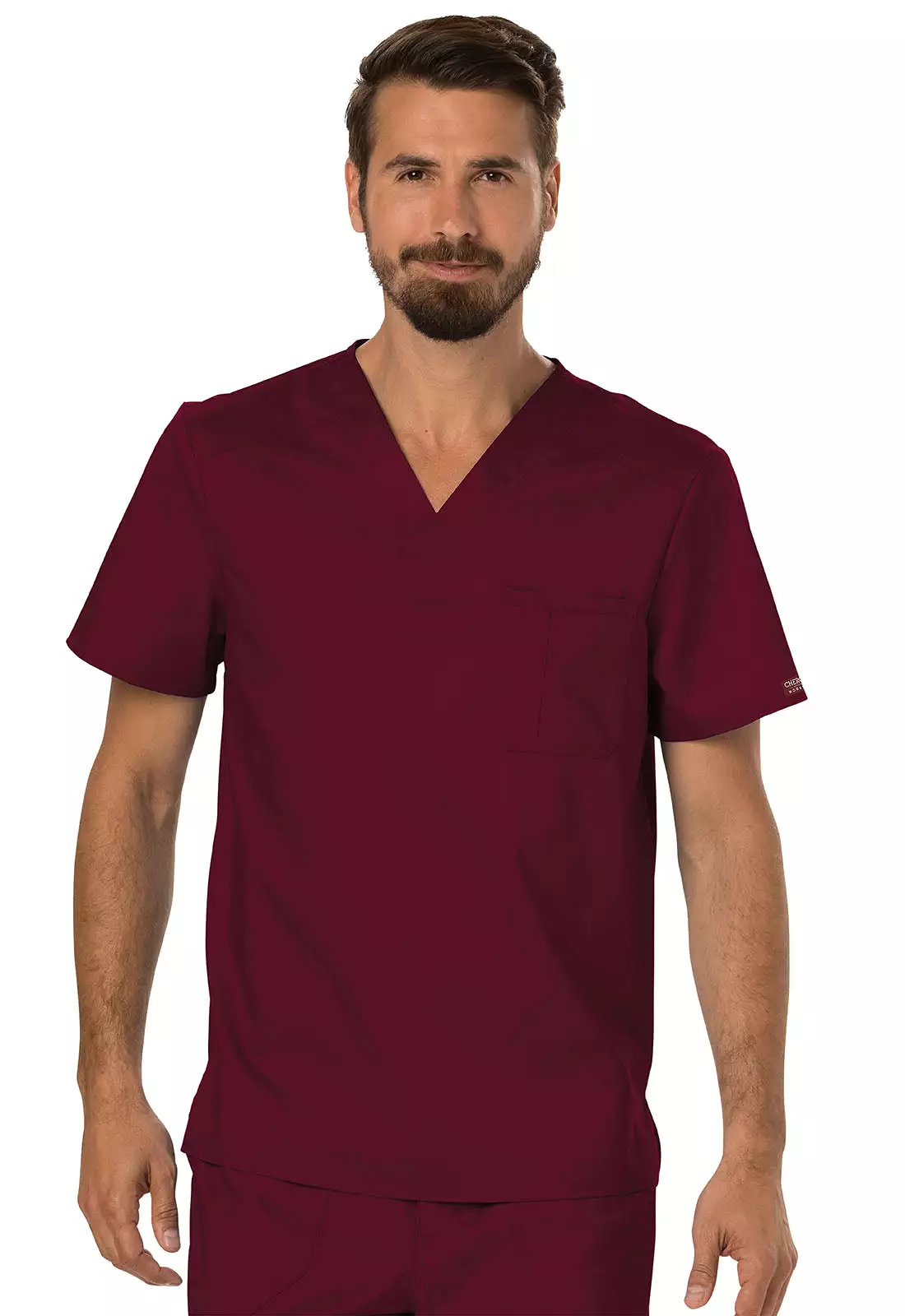 Cherokee Revolution WW690 Men's 1 Pocket V-neck Top