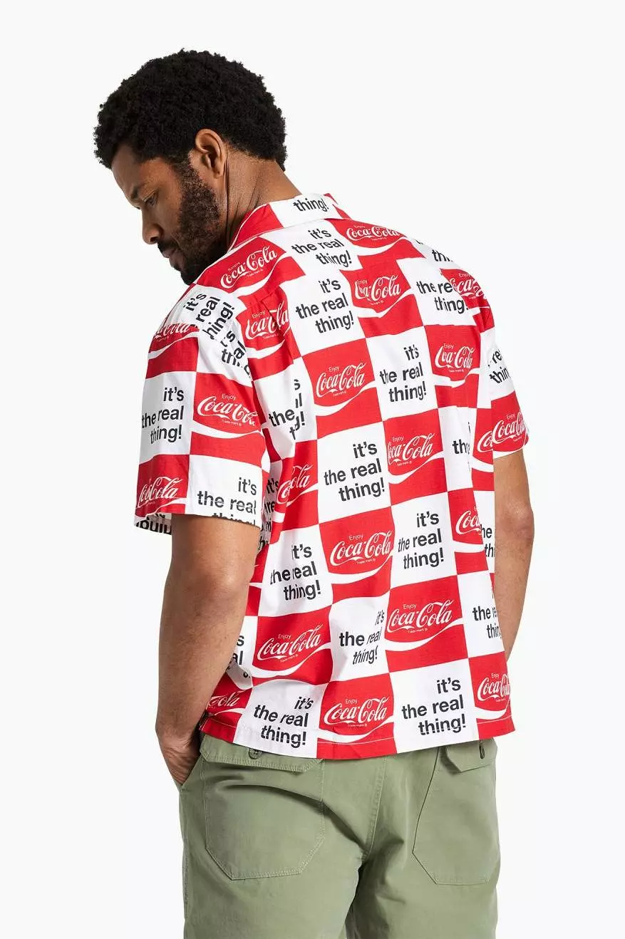 Coca-Cola Bunker S/S Woven Shirt - White