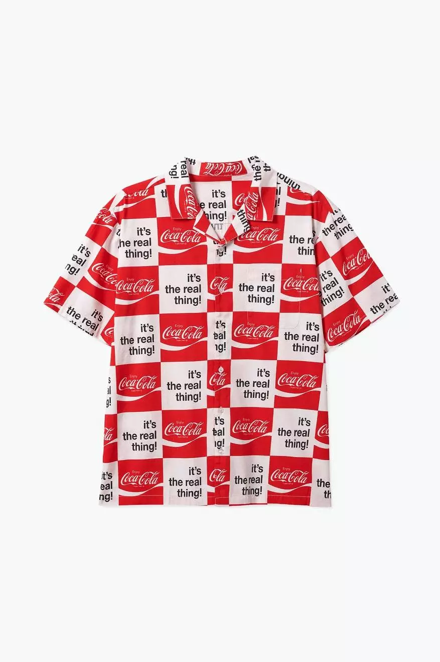 Coca-Cola Bunker S/S Woven Shirt - White