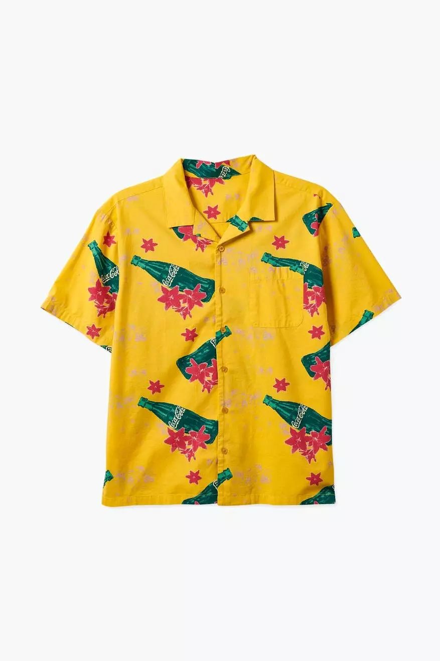 Coca-Cola Bunker S/S Woven Shirt - Yellow