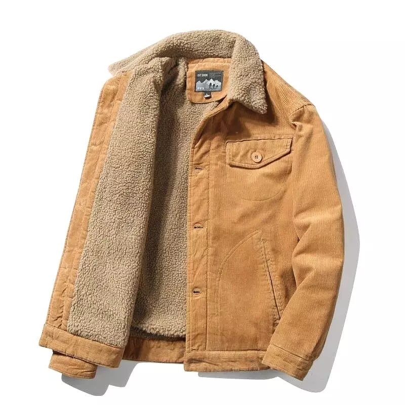 Corduroy Winter Jacket For Men