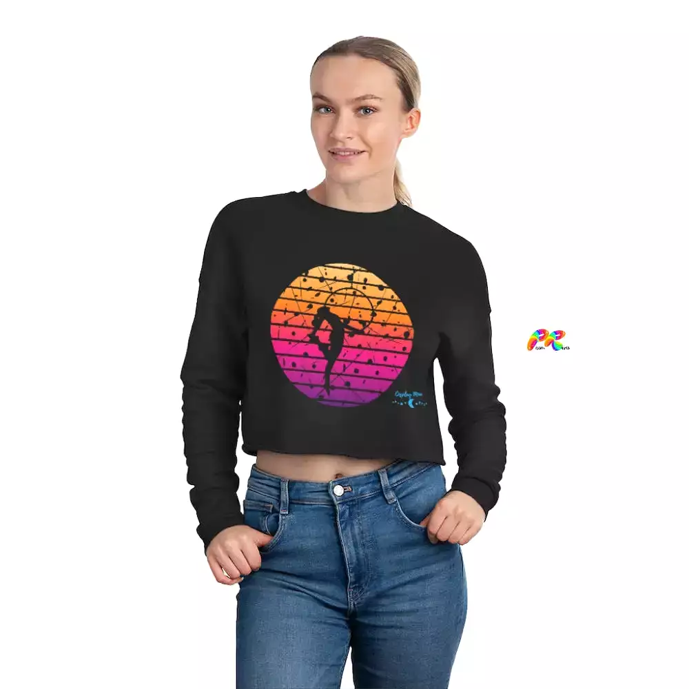 Cropped Sweatshirt with Lyra In A Sunset