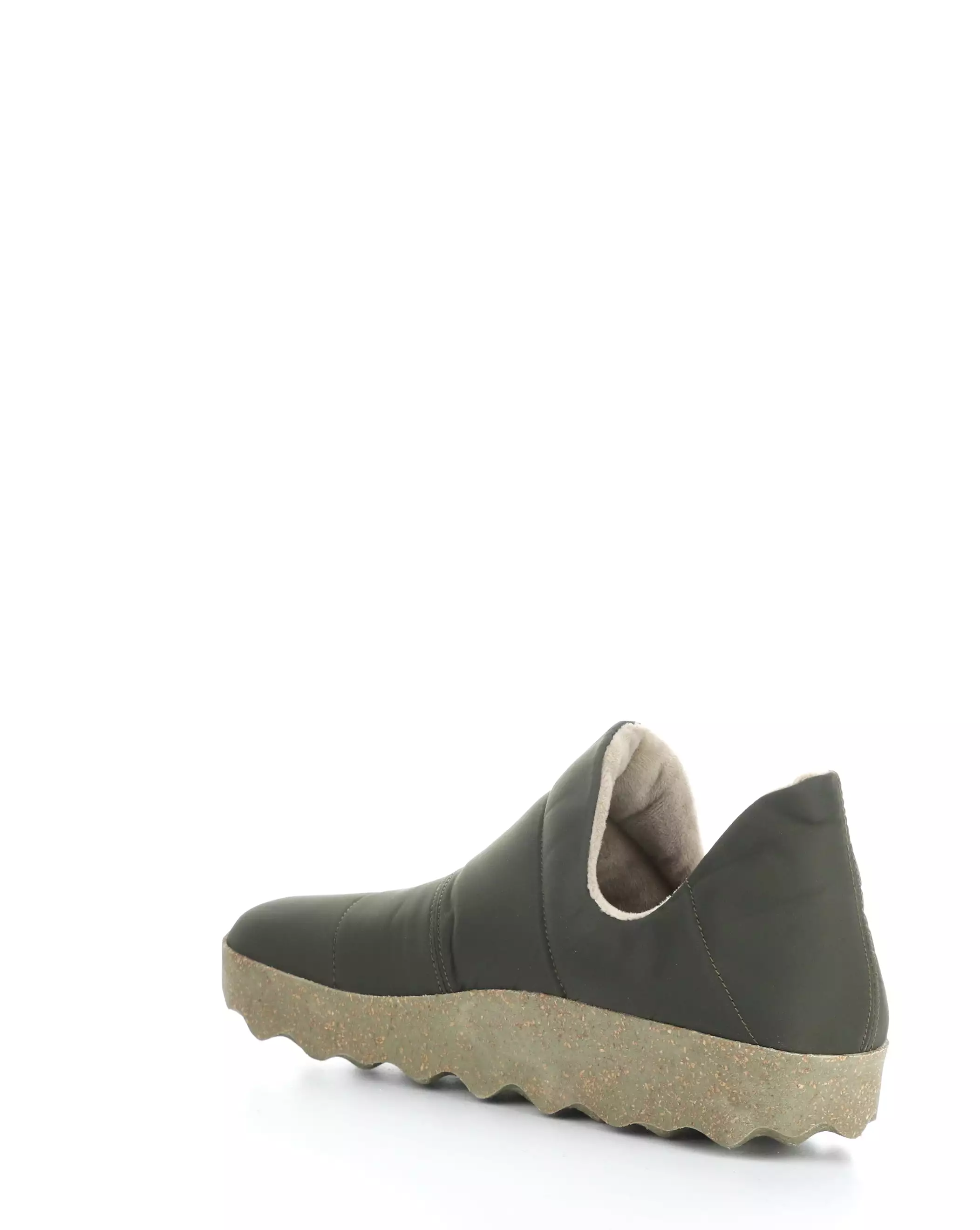 CRUS150ASPM 007 MILITARY GREEN Round Toe Shoes