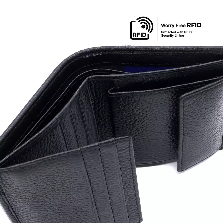 Day Trifold Men's Wallet - Black