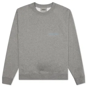 Essentials Pullover Crewneck - Dark Heather Oatmeal