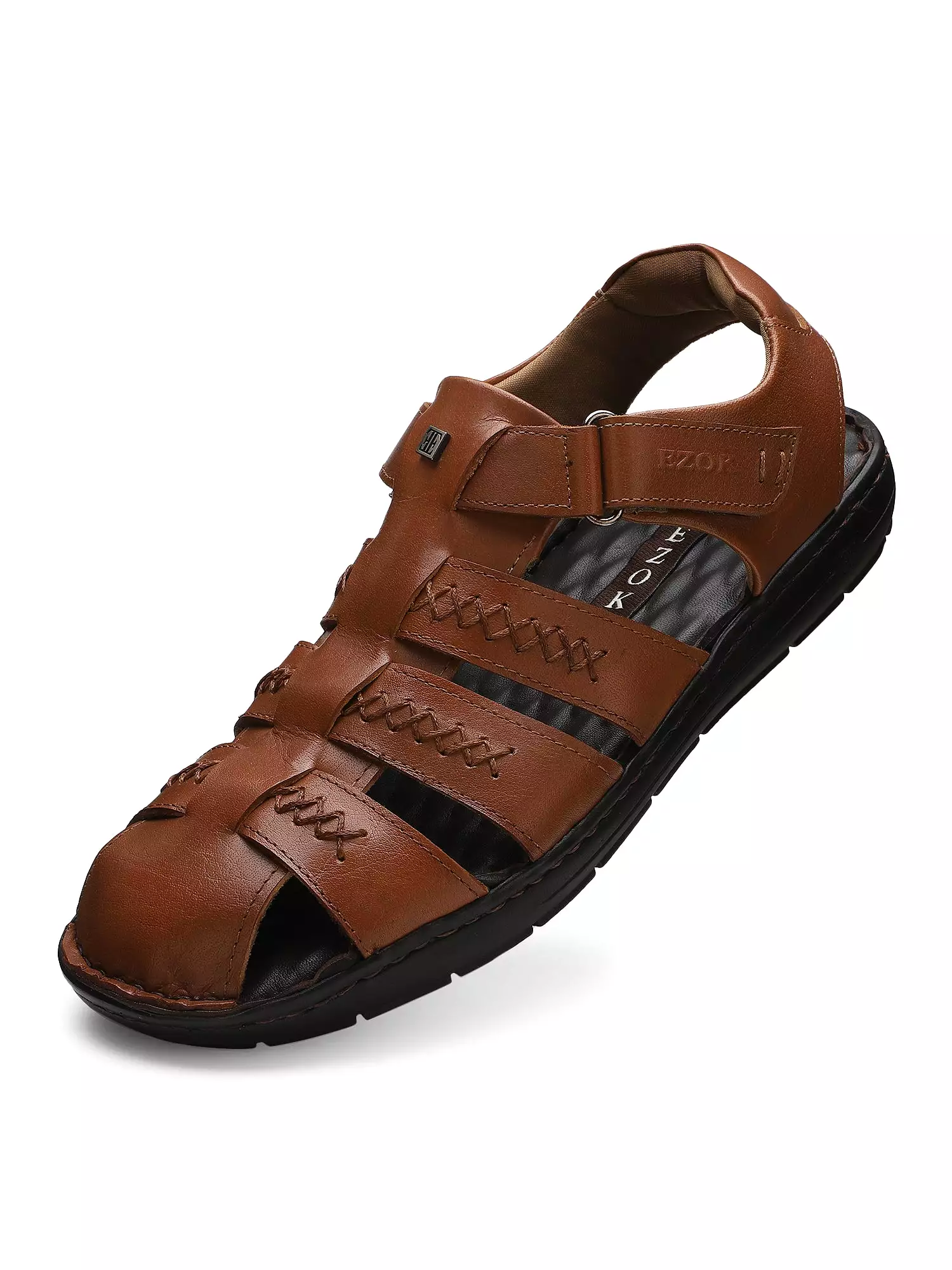 Ezok Men Orio Tan Leather Sandal 2302