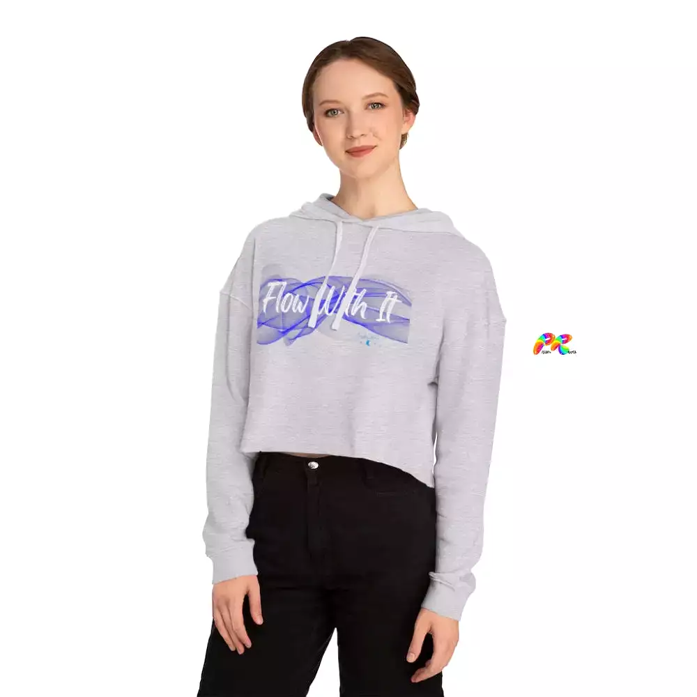 Flow With It Women’s Cropped Hoodie