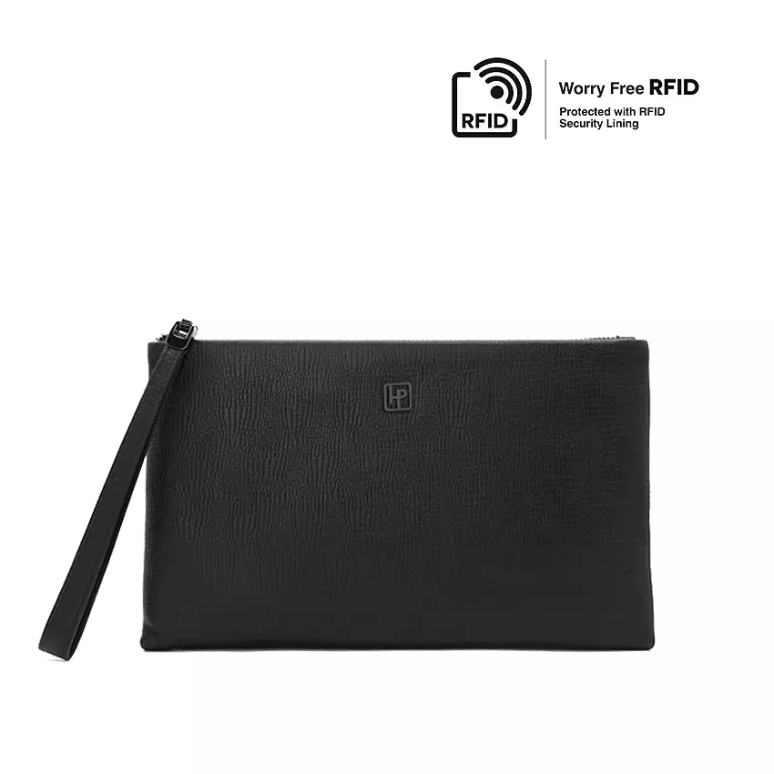 Germano Clutch Men's Wallet - Black