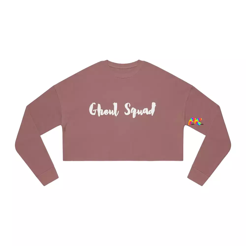 Ghoul Squad Cropped Sweatshirt