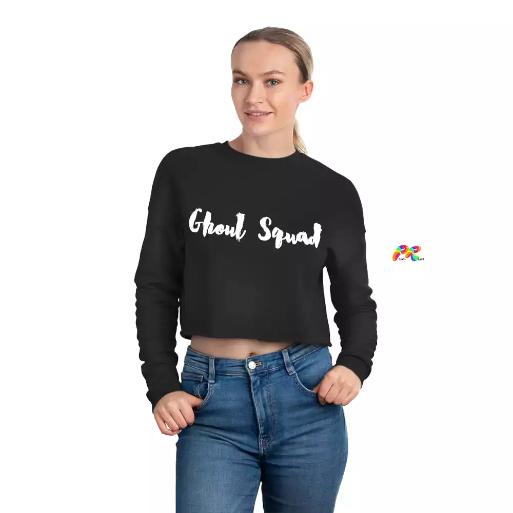 Ghoul Squad Cropped Sweatshirt