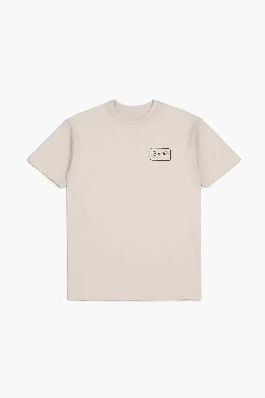 Grade S/S Standard Tee - Cream/Trekking Green/Sepia