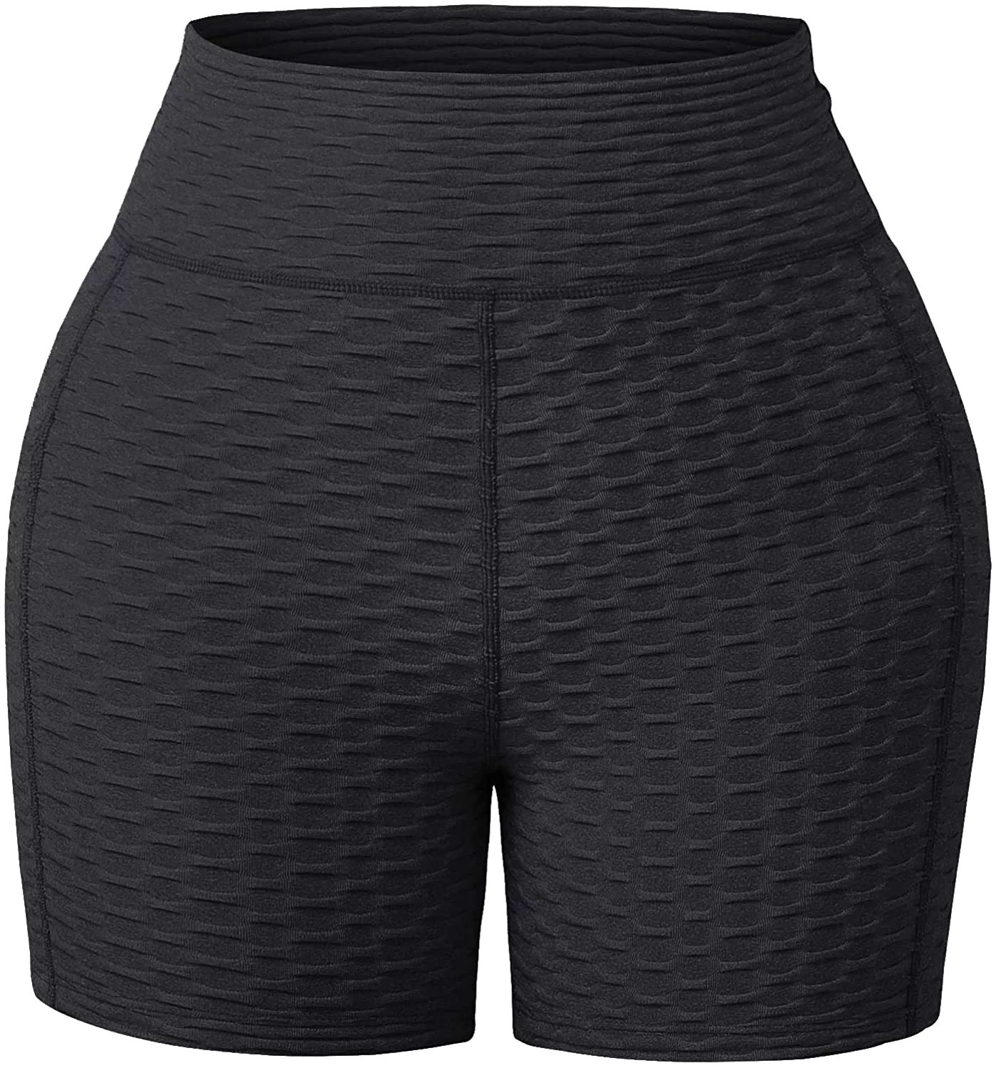 Haute Edition Women's Side Pocket Booty Lift Yoga Active Workout Bike Short