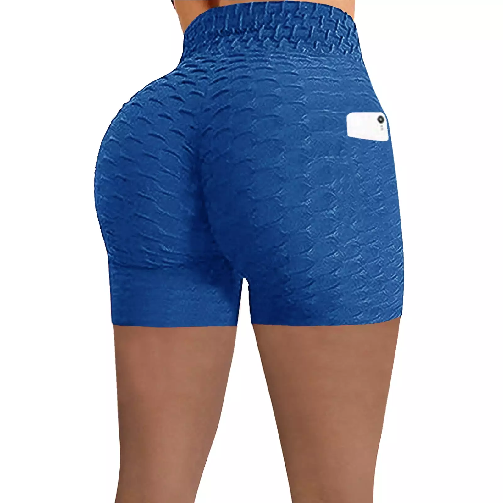 Haute Edition Women's Side Pocket Booty Lift Yoga Active Workout Bike Short