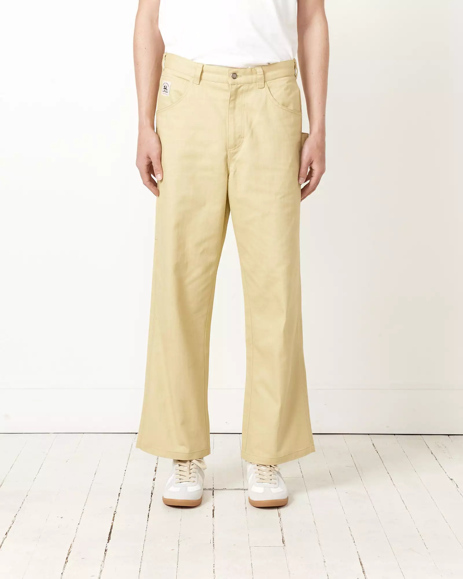 Herringbone Knolly Brook Trouser in Green