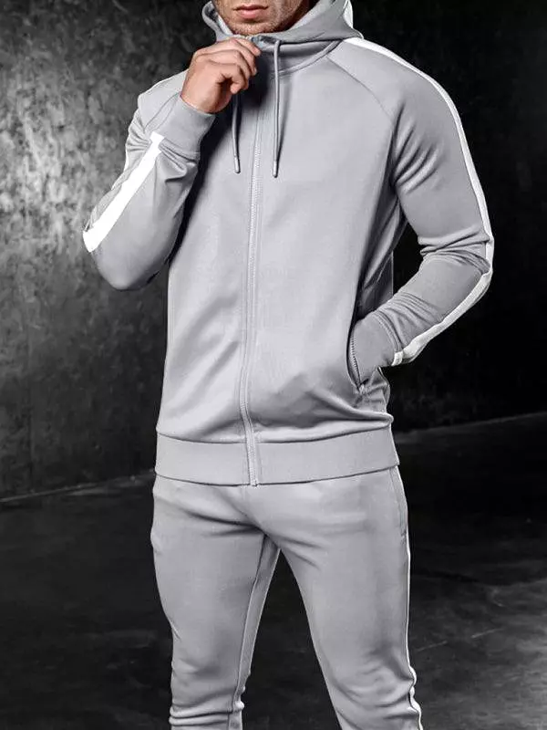 Hooded Fitness Men Tracksuit