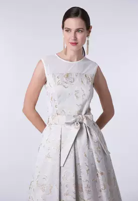 Jacquard Cocktail Dress