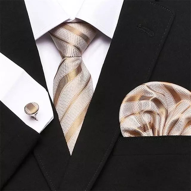 Jacquard Woven Necktie Set