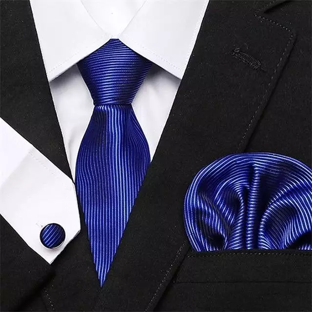 Jacquard Woven Necktie Set