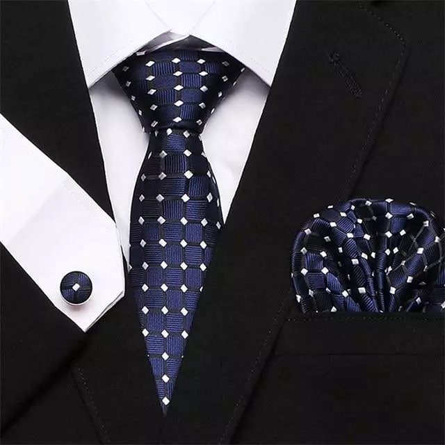 Jacquard Woven Necktie Set