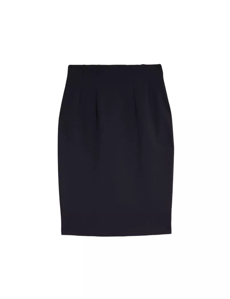 Jersey Knee Length Pencil Skirt