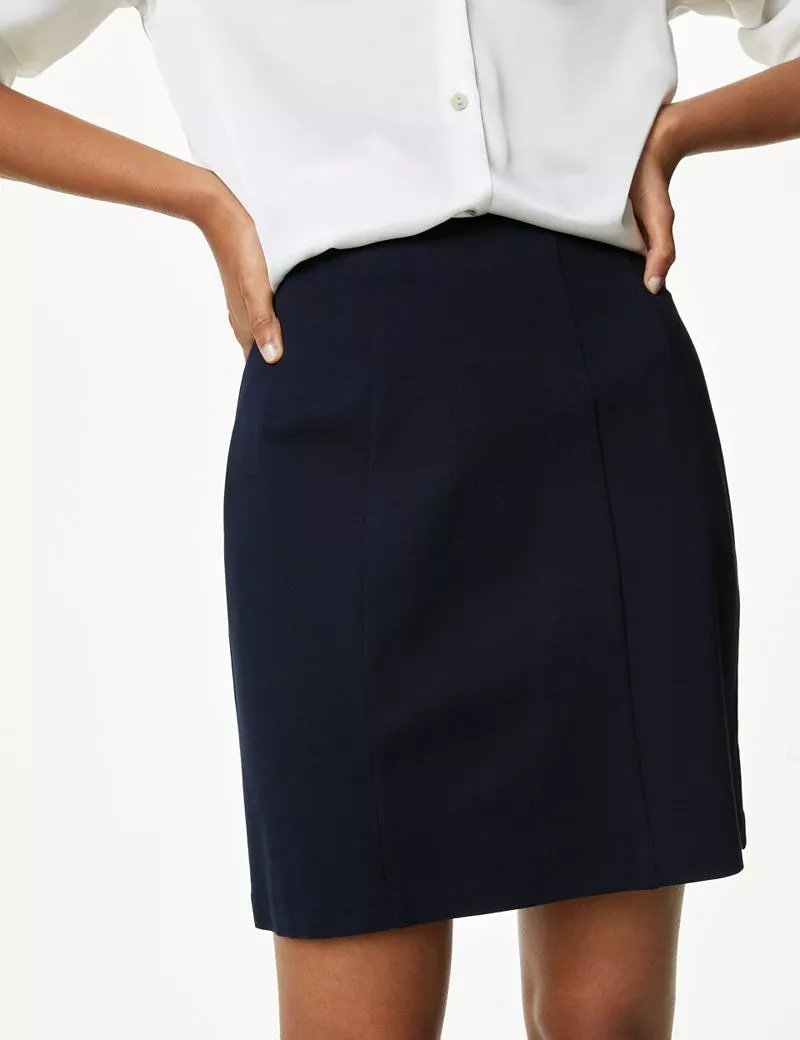 Jersey Mini A-Line Skirt