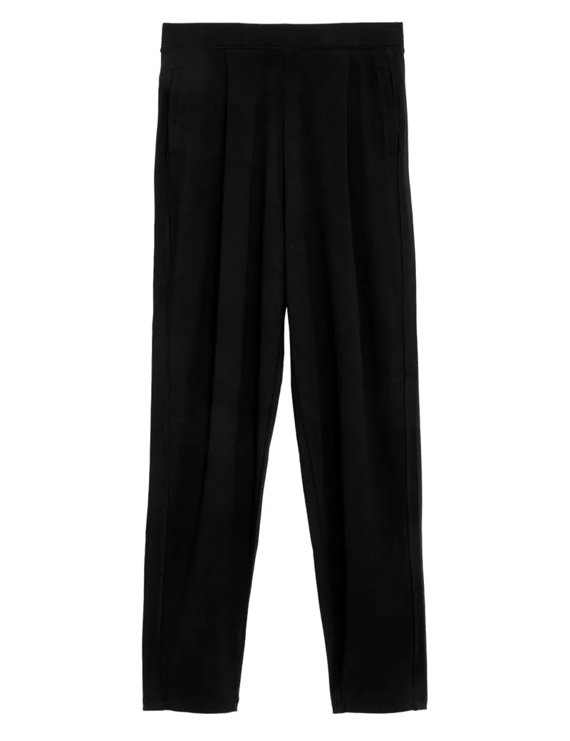 Jersey Tapered Ankle Grazer Trousers