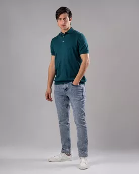 KNIT POLO SHIRT  - GINZARY