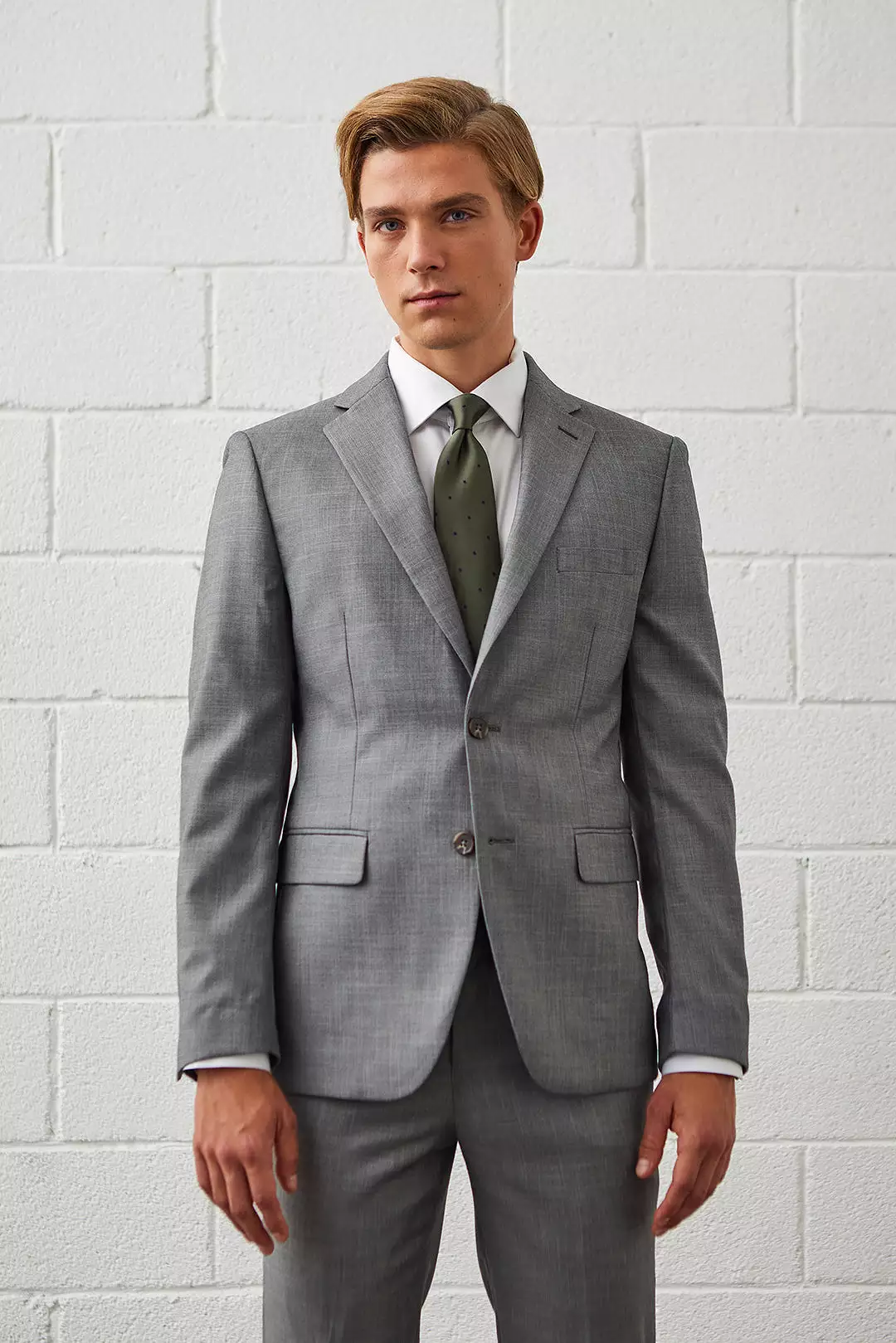 Koji Cement Grey Suit Jacket