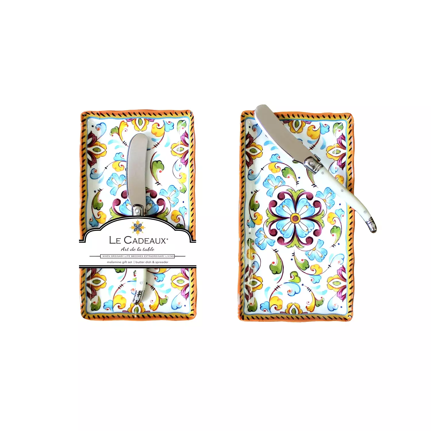 Le Cadeaux Butter Dish & Spreader Set