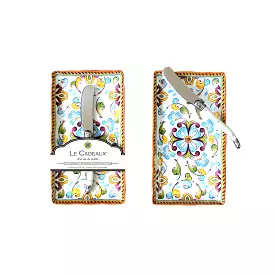 Le Cadeaux Butter Dish & Spreader Set