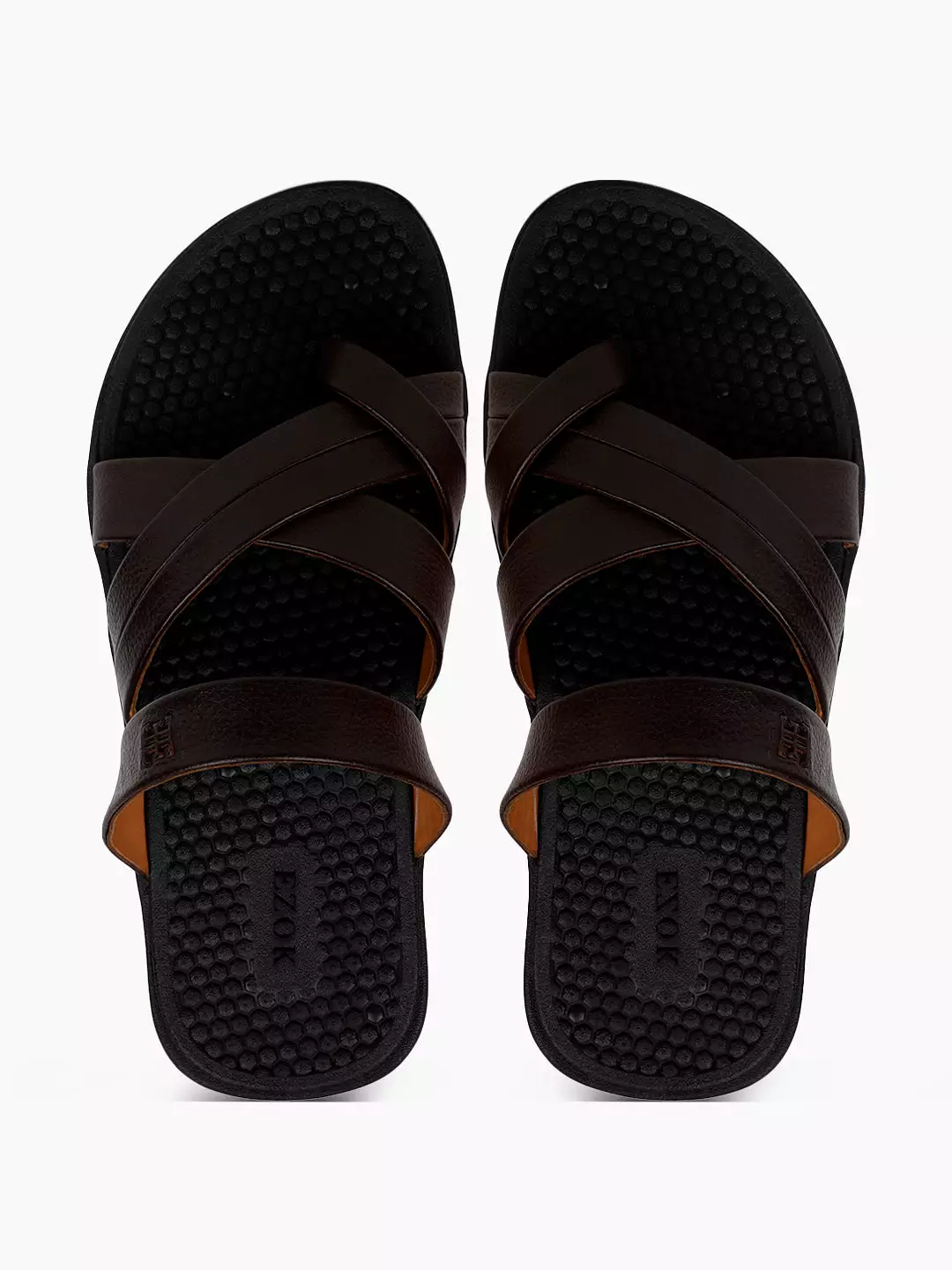 Leather sandal for men (Brown)