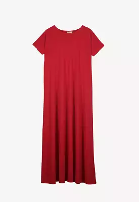 Long Solid Jersey Dress