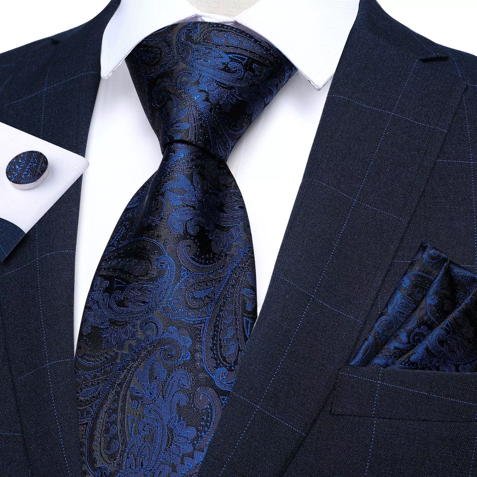 Luxury Paisley Necktie Set